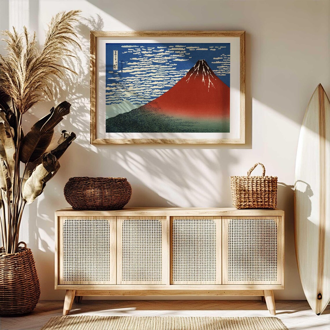Katsushika Hokusai, Mount Fuji Vintage Japanese Art - Image 5