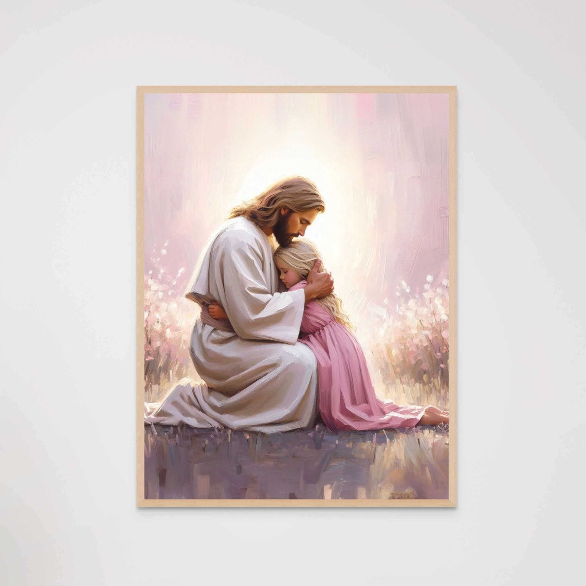 The Way He Loves Christian Art Jesus And Little Girl Jesus With Children Art Lds Art Bible Prints Christian Art Jesus Kids - Image 7