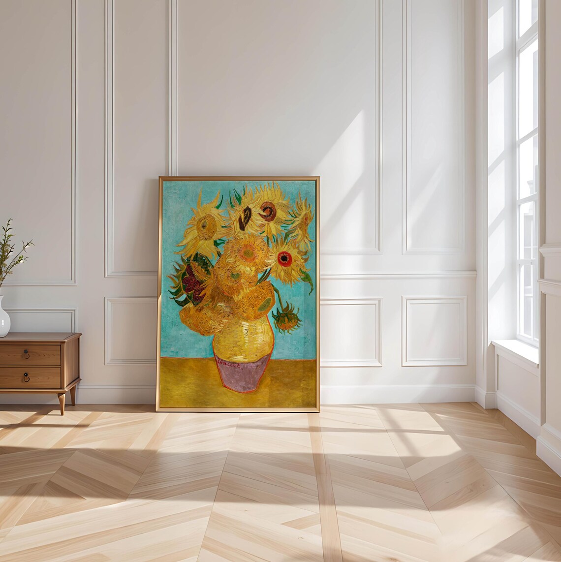 Van Gogh Floral Still Life, Vintage Botanical Poster - Image 4