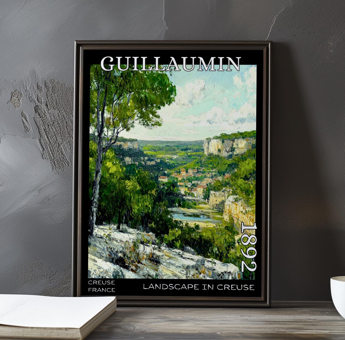 Landscape In Creuse, French Countryside Poster