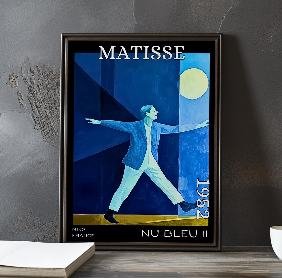 Matisse Figure With Outstretched Arms Moonlit Blue Night 1952 Poster