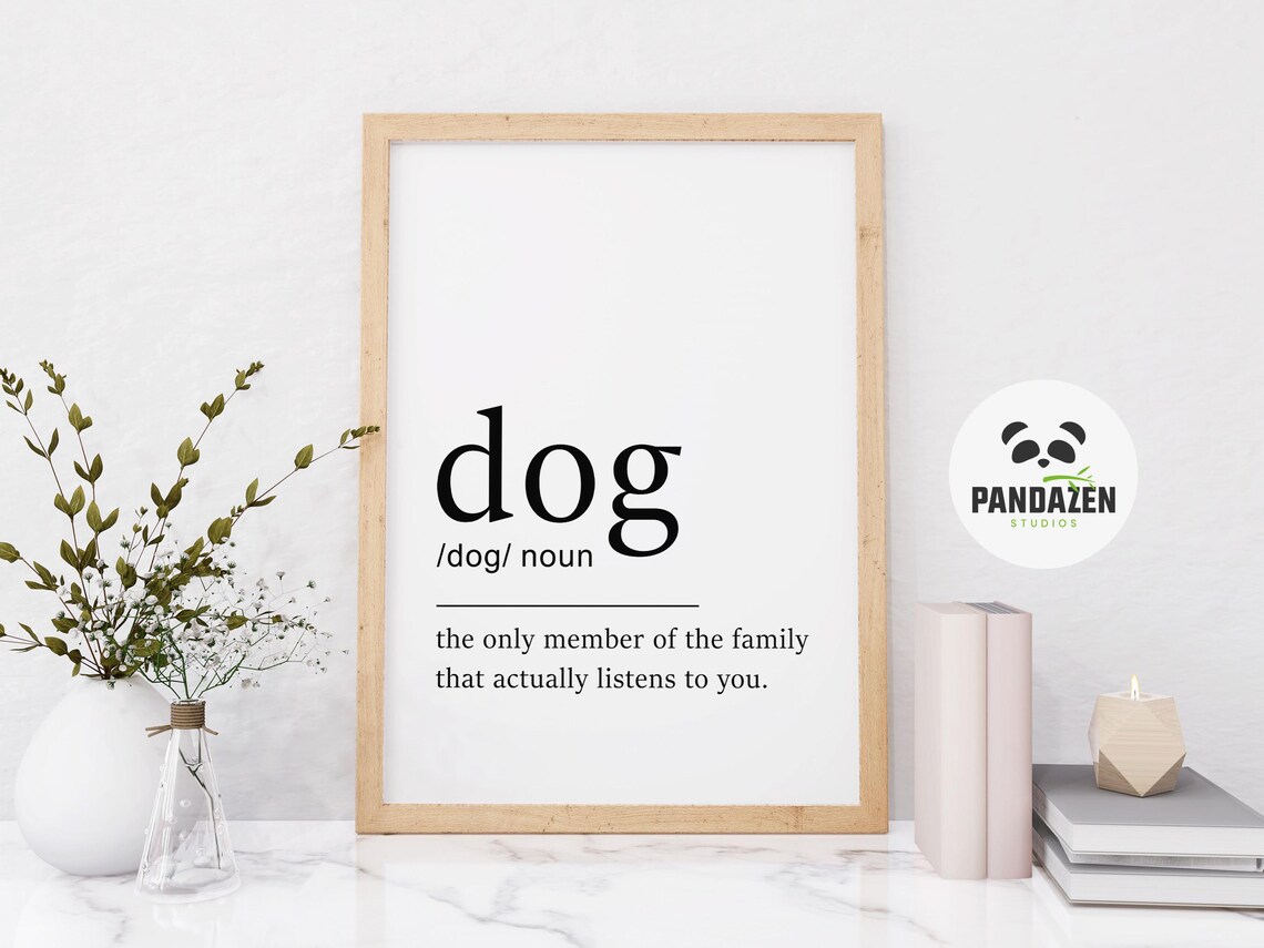 Dog Dictionary Print, Dog Definition Wall Art - Image 7