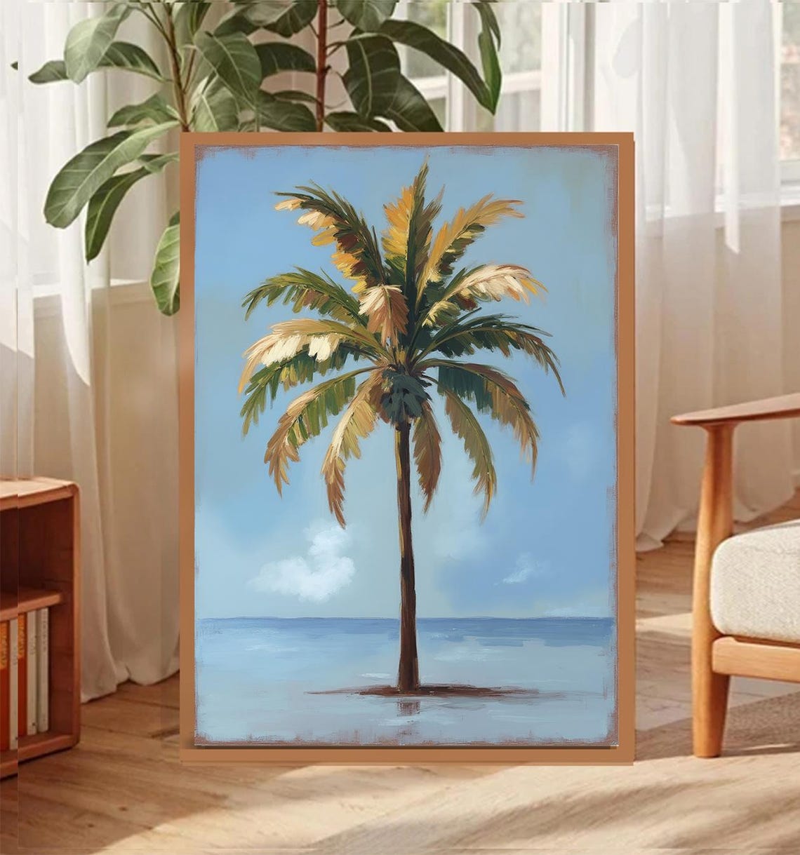 Palm Tree Boho Beach Tropical Nature Art Print - Image 6