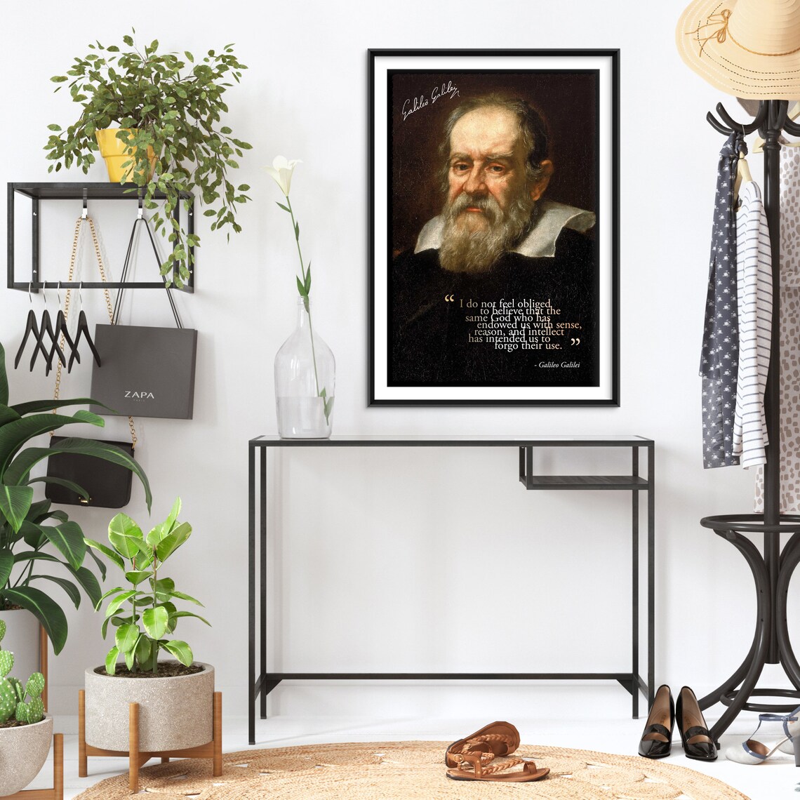 Galileo Galilei Astronomy Art Print, Science Poster - Image 4