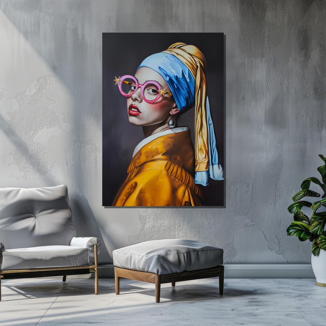 Girl With A Pearl Earring, Pop Art Twist - Image 2