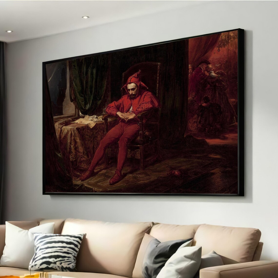 Jan Matejko's Stańczyk Melancholy Jester Art Print