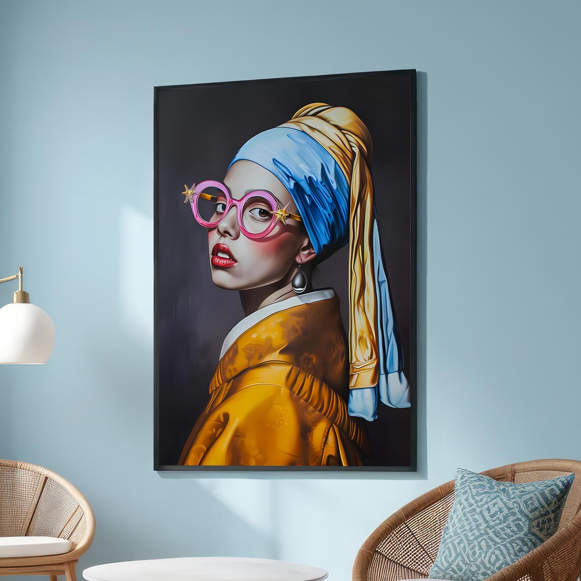 Girl With A Pearl Earring, Pop Art Twist