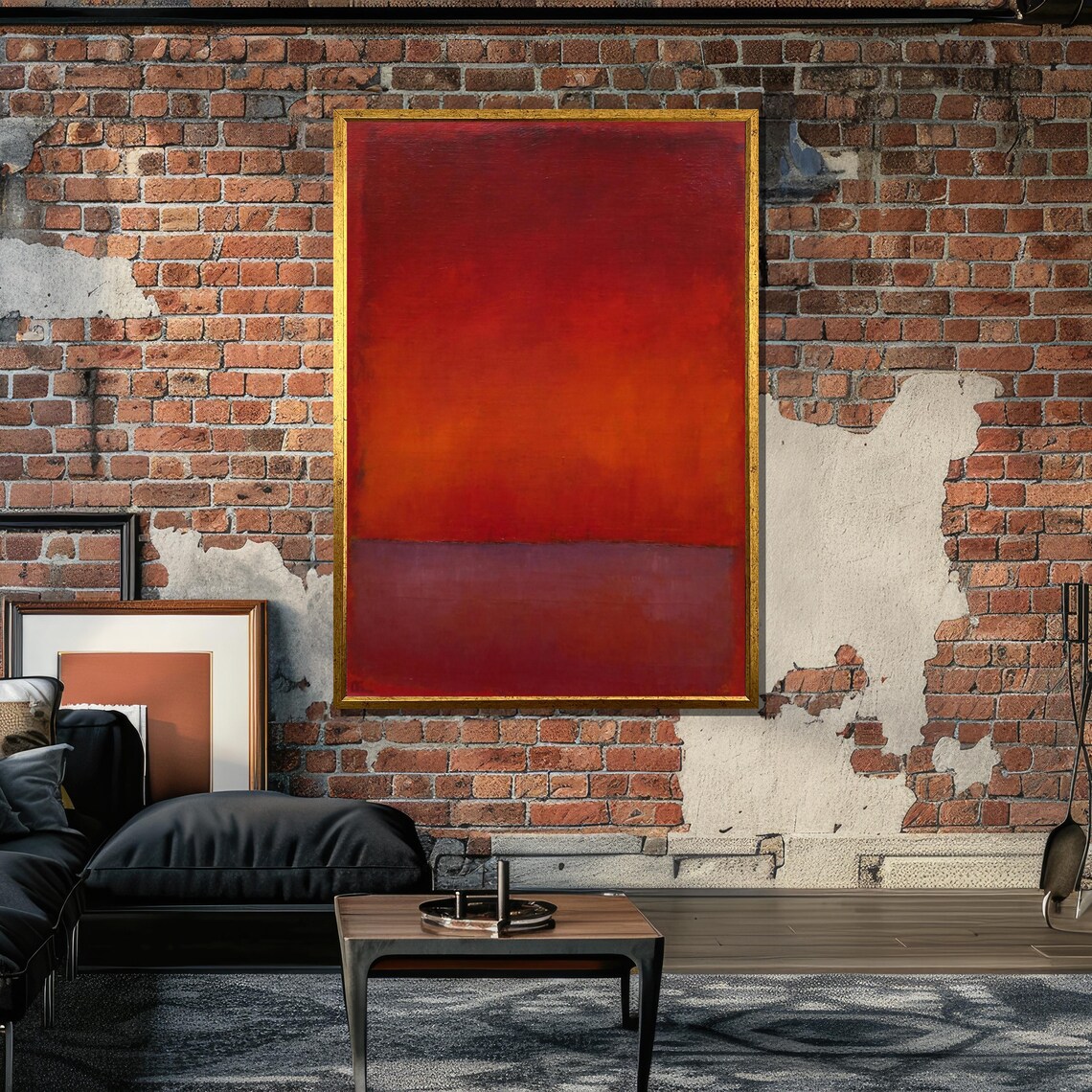 Rothko Inspired Abstract Art for Living Room - Image 6