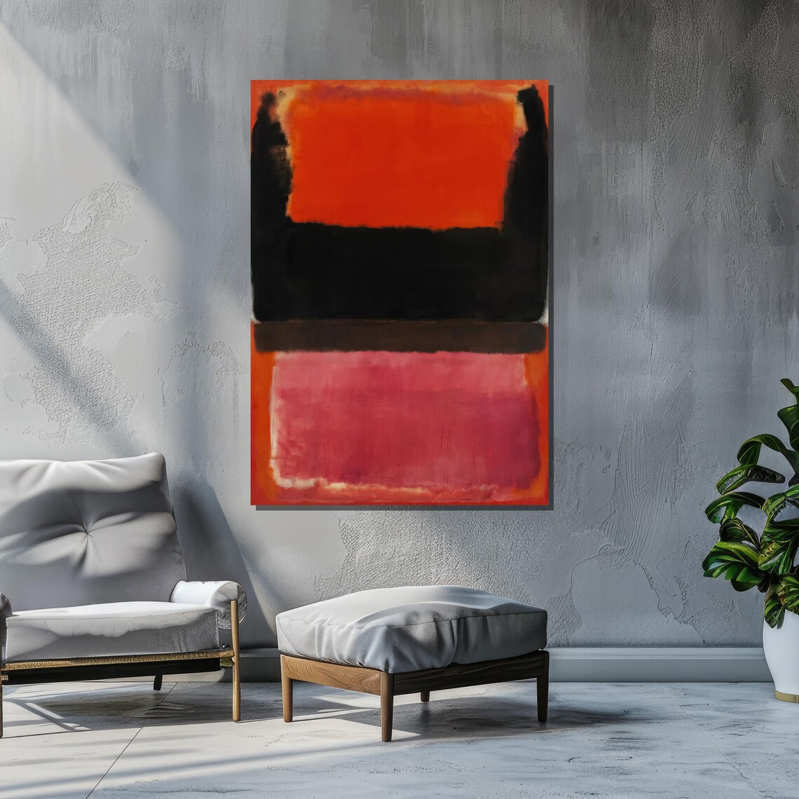 Rothko Inspired Abstract Color Field, Wall Art Print - Image 2