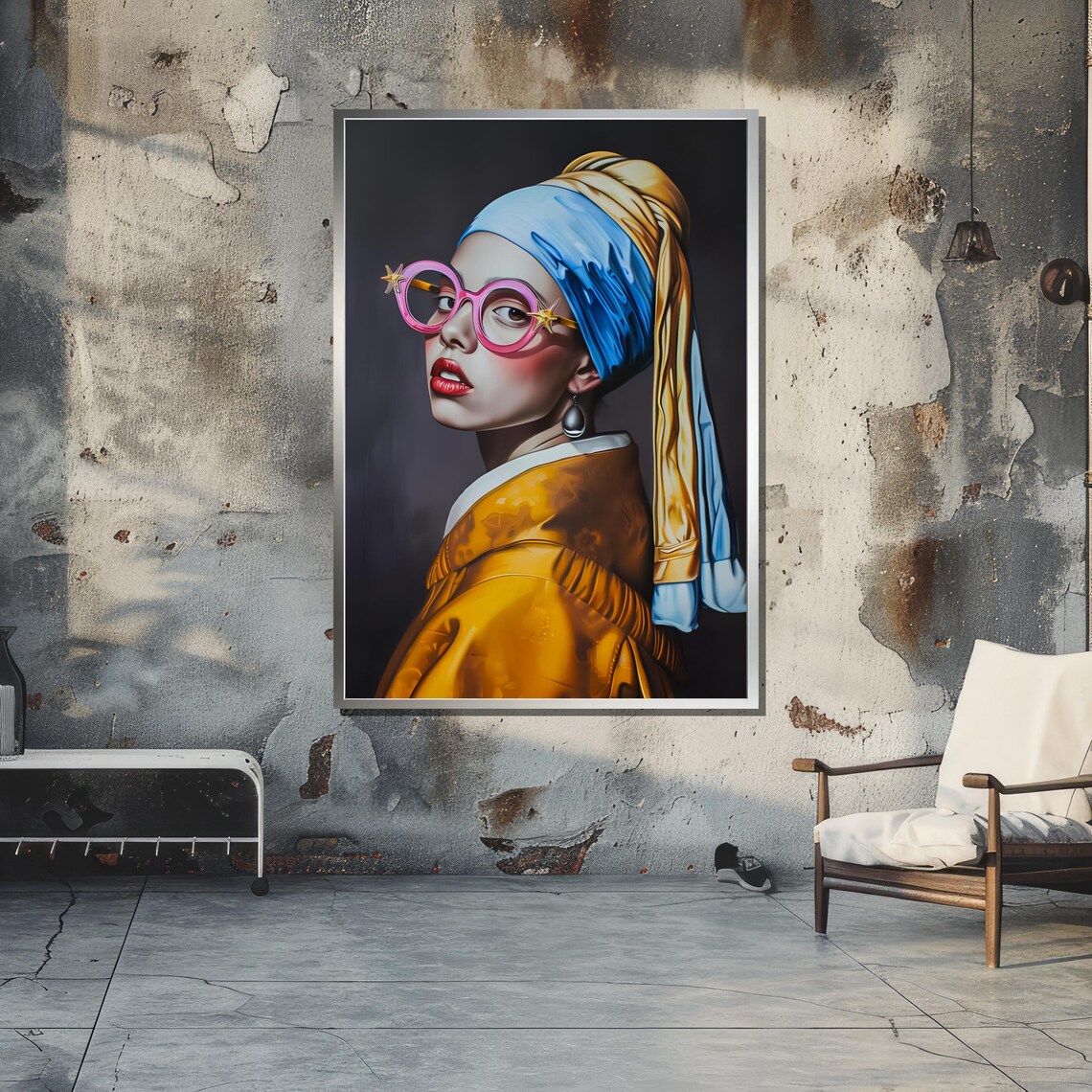 Girl With A Pearl Earring, Pop Art Twist - Image 5