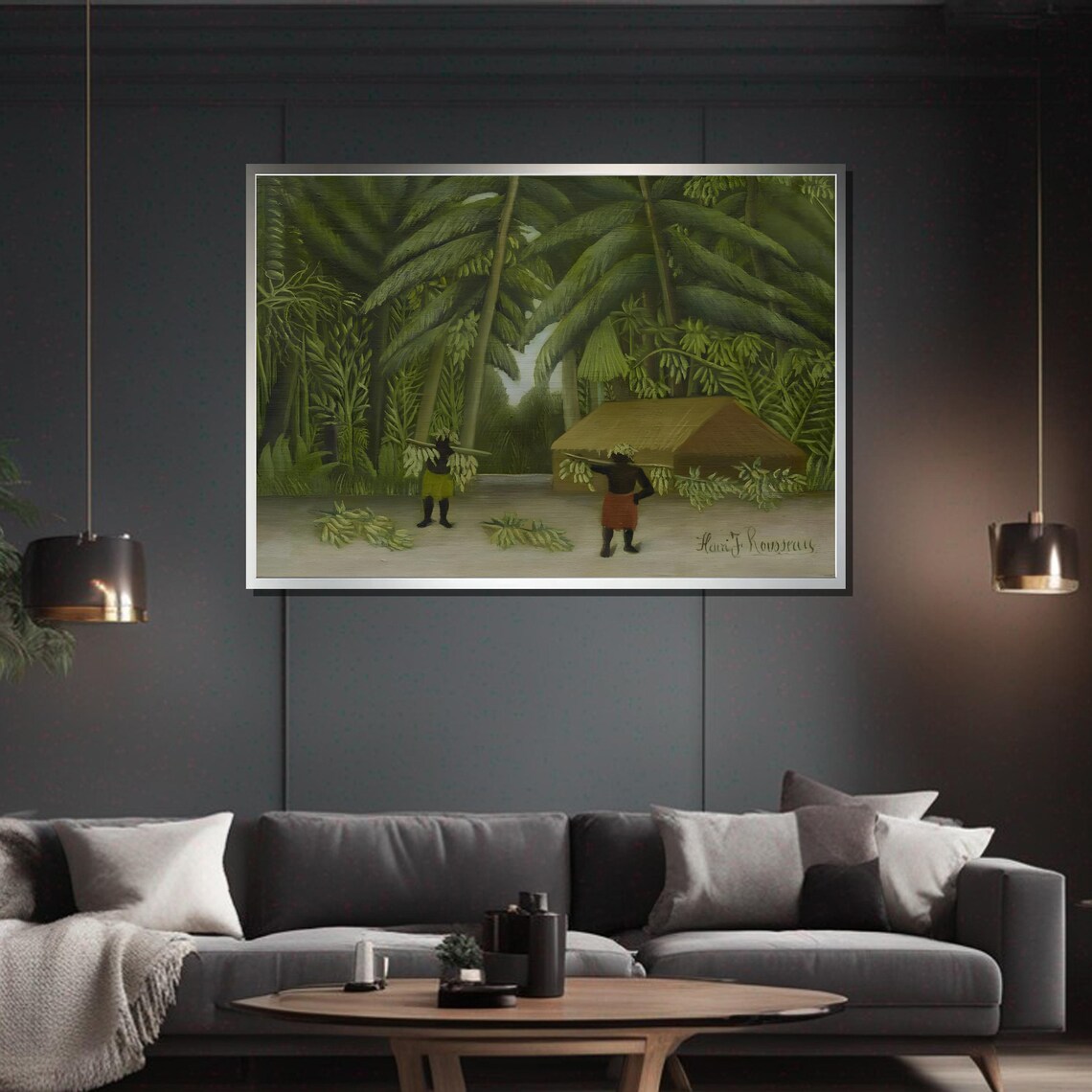 Henri Rousseau Banana Harvest Jungle, Tropical Nature - Image 5