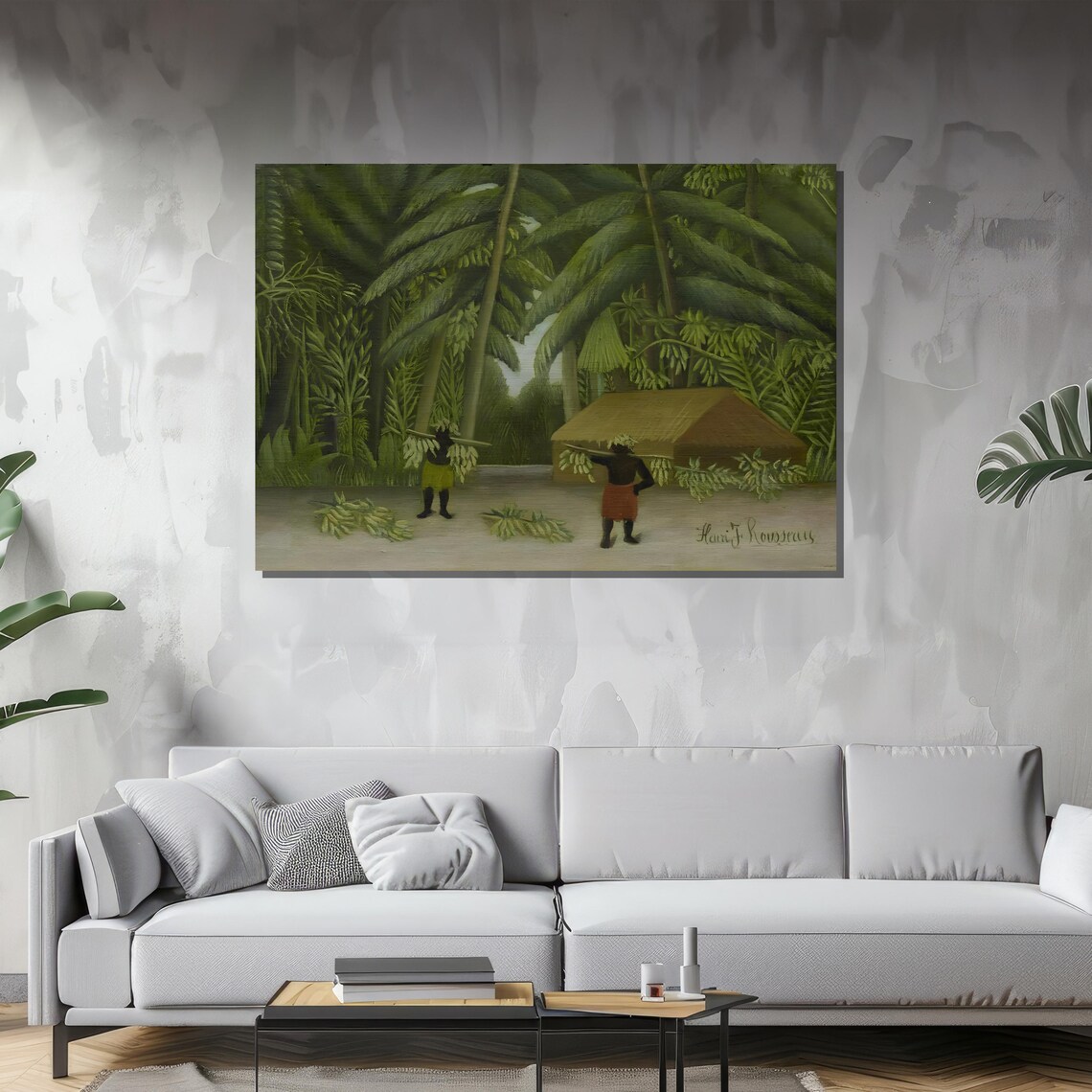 Henri Rousseau Banana Harvest Jungle, Tropical Nature - Image 2