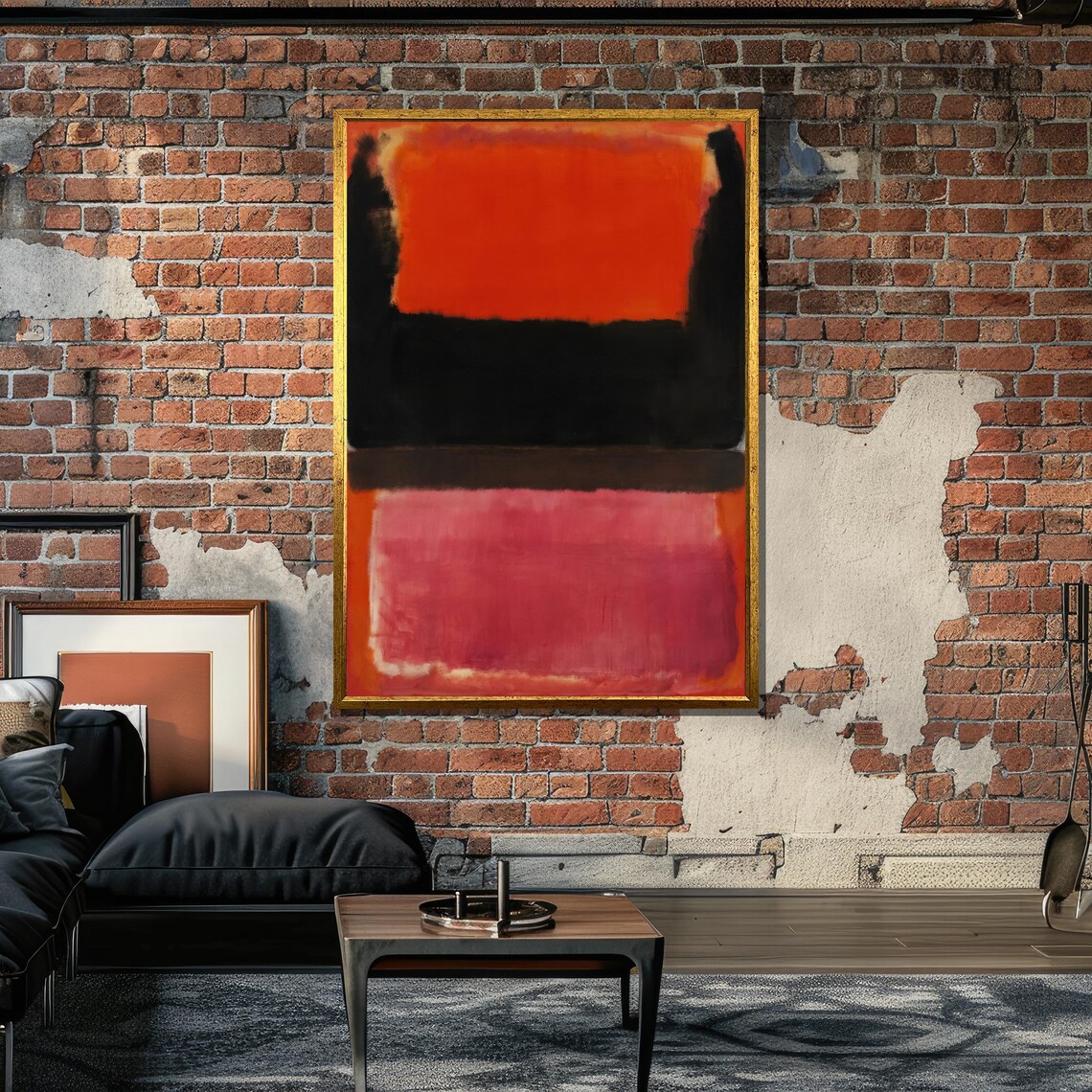 Rothko Inspired Abstract Color Field, Wall Art Print - Image 6
