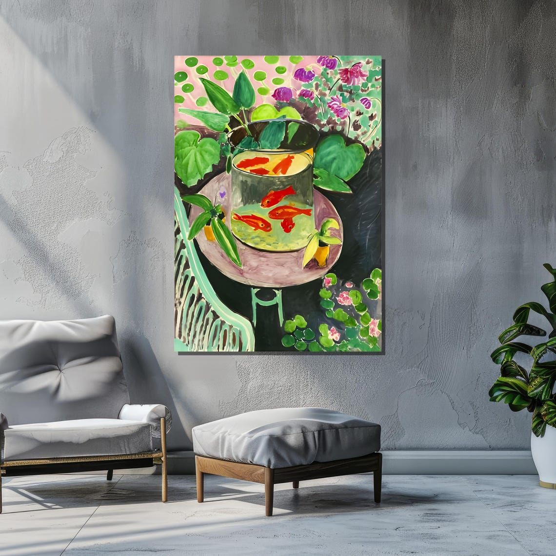Goldfish Henri - Traditional Travel Poster - Image 2