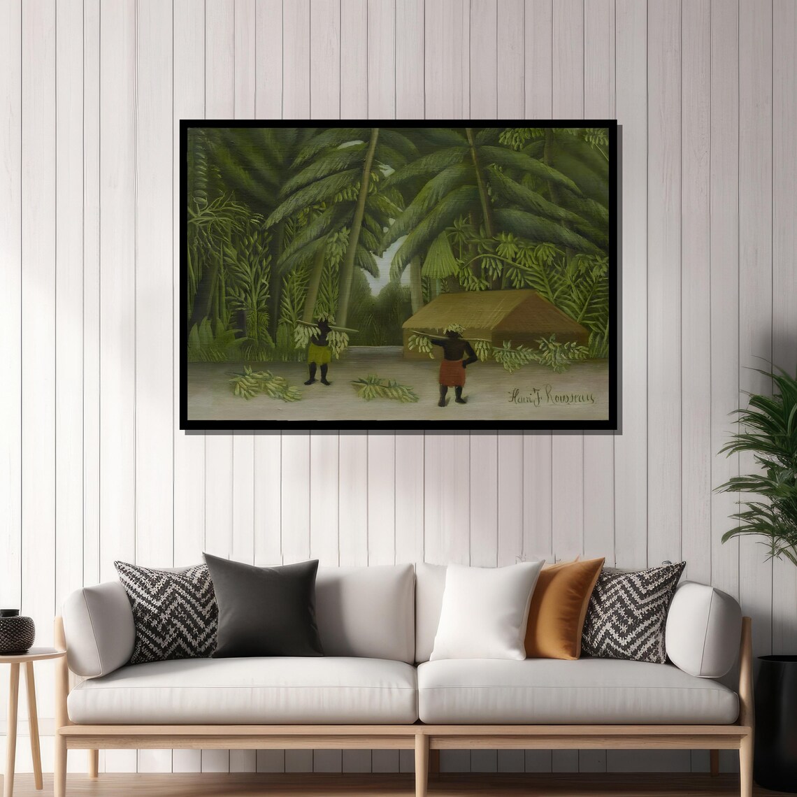 Henri Rousseau Banana Harvest Jungle, Tropical Nature - Image 4