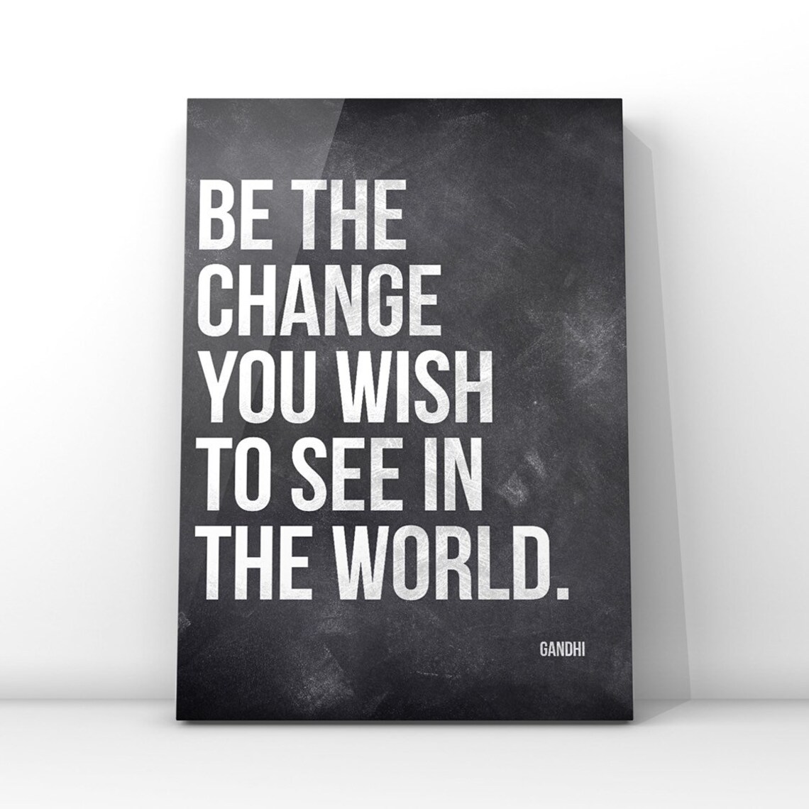 Gandhi Quote Art Print, Typography Wall Art