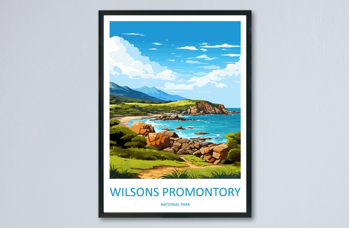 Wilsons Promontory Granite Cove National Park Australia Travel Poster
