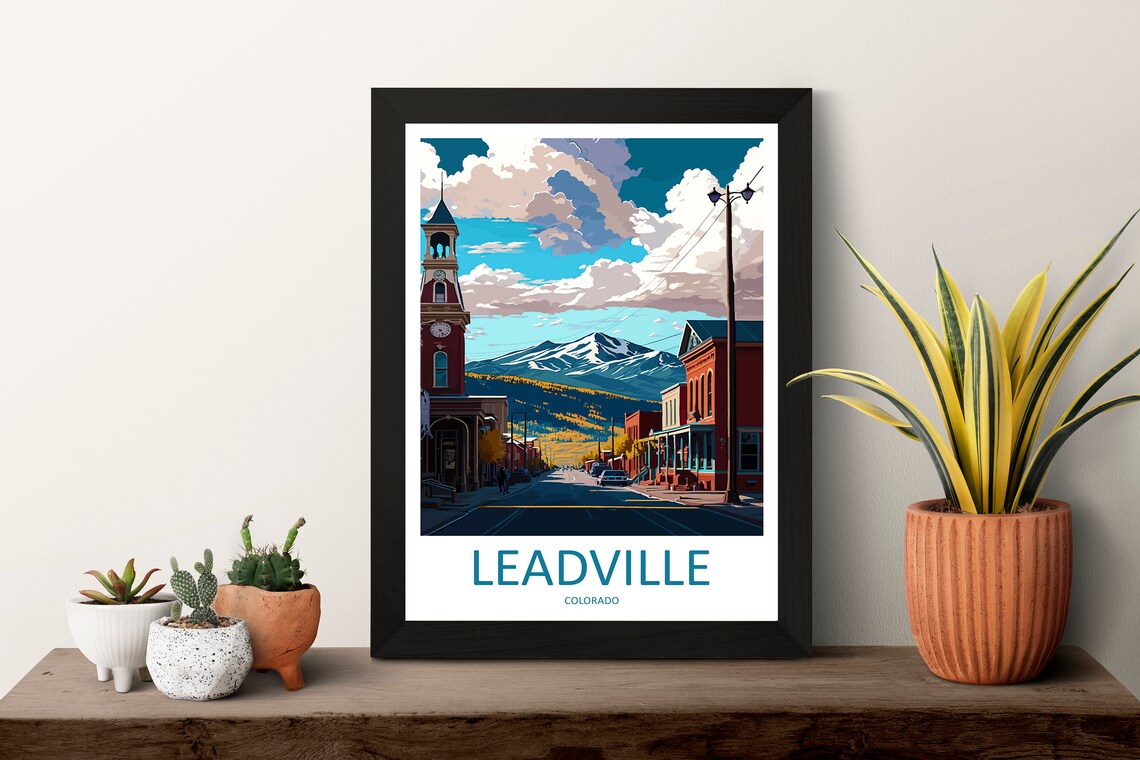 Leadville Travel Poster, Colorado Place Print - Image 3
