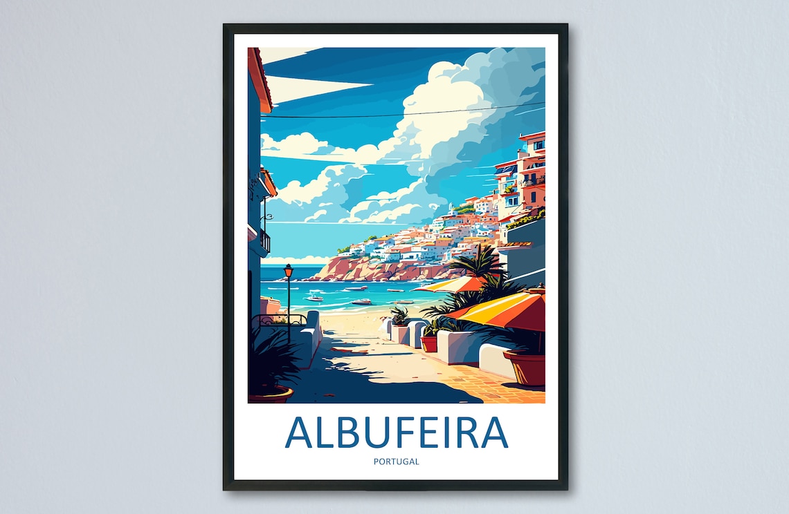 Albufeira Portugal Wall Dcor Poster Print