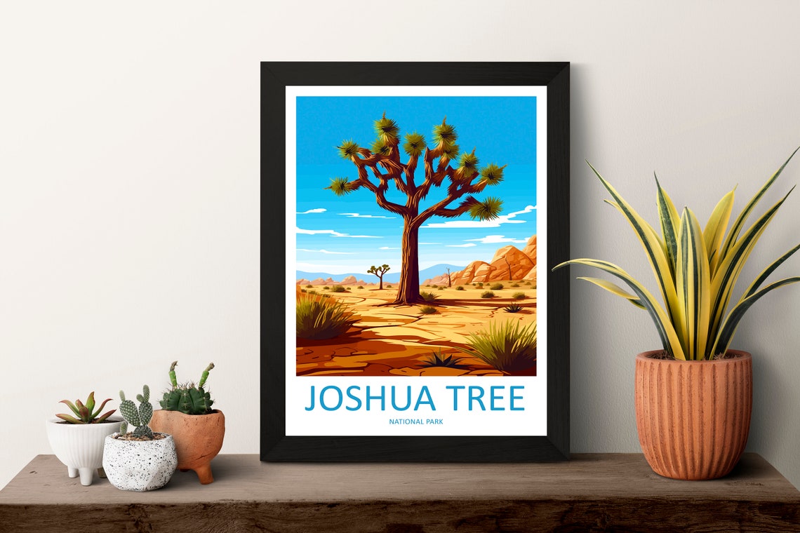 Joshua Tree National Park California Desert Landscape Poster - Image 3