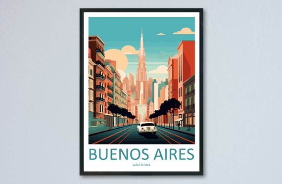 Buenos Aires Travel Print Gift Travel Poster