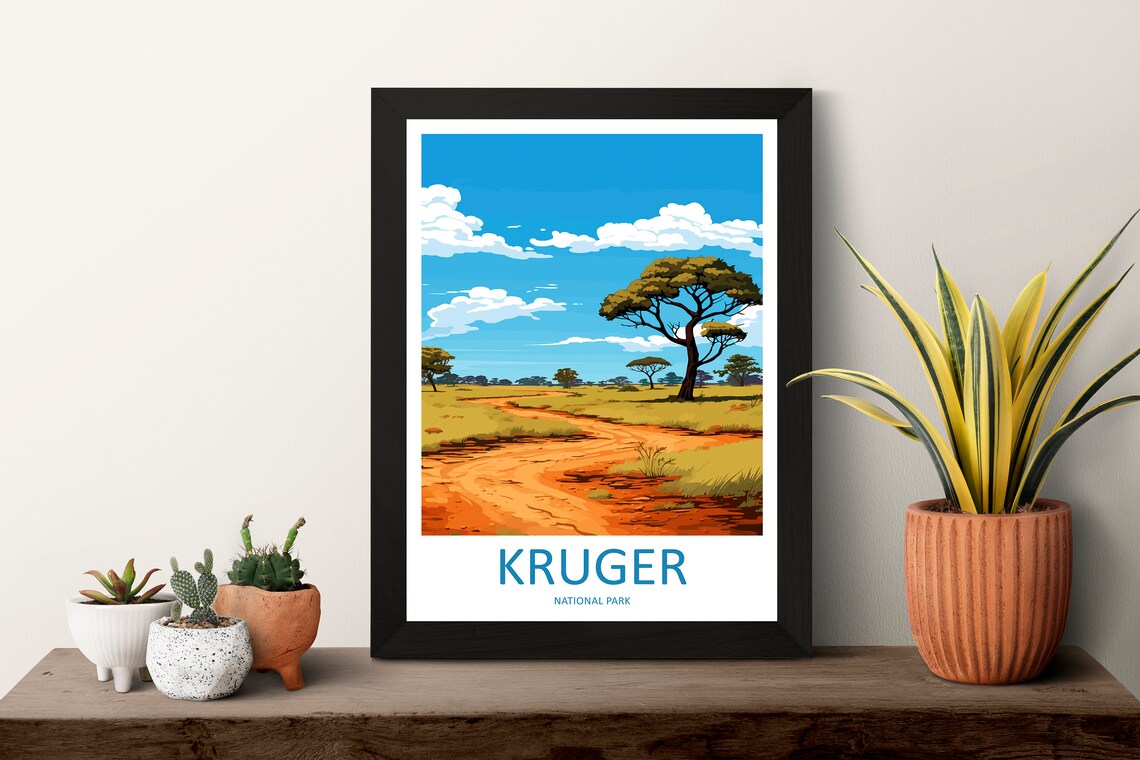 Kruger National Park Gift Art Lovers Poster - Image 3