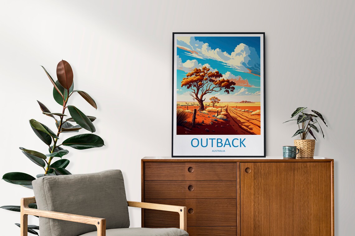 Outback Travel Poster, Australia Wall Art - Image 2