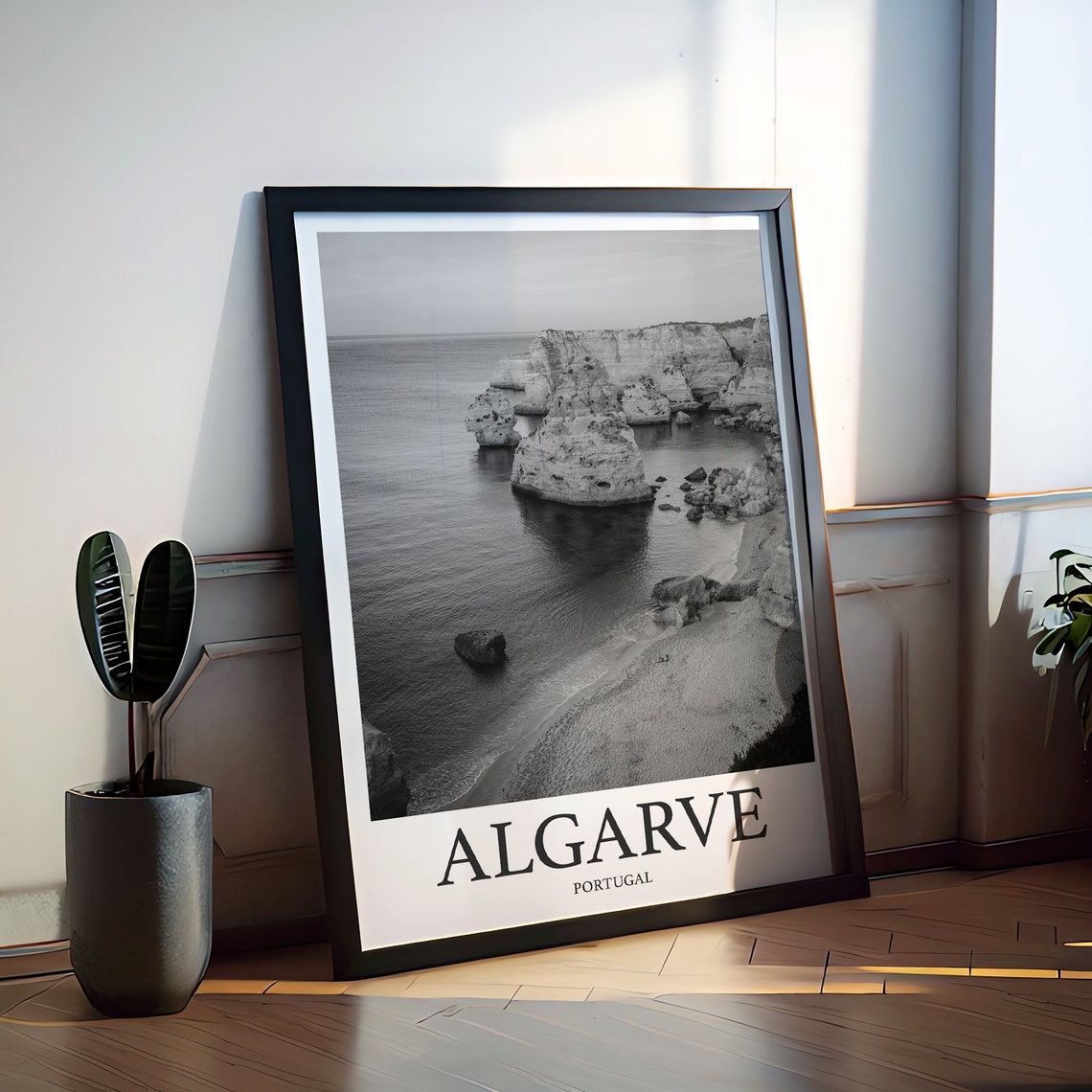 Algarve Photo Print Of Algarve Portugal Travel Photo Hanging Decor Photo Travel Art Gift For Travel Artwork Wall Art Framed - Image 2