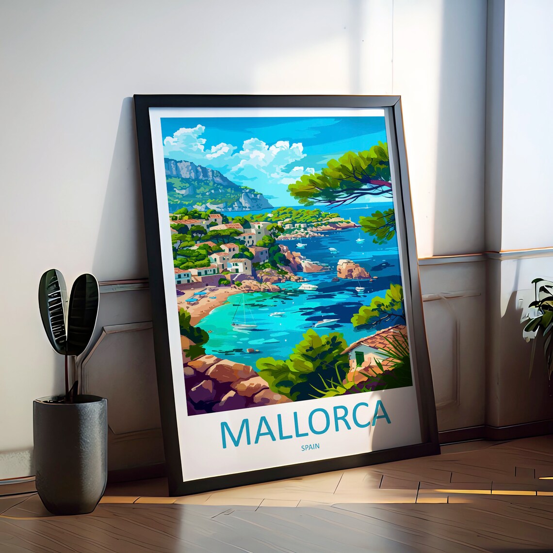 Mallorca Travel Poster, Spain Wall Art for Home - Image 2
