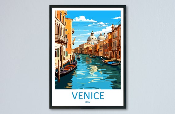 Venice Travel Print, St Marks Square Wall Art