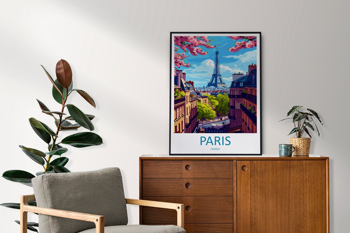 Paris Travel Print For Home Dcor Wall Art Print - Image 2