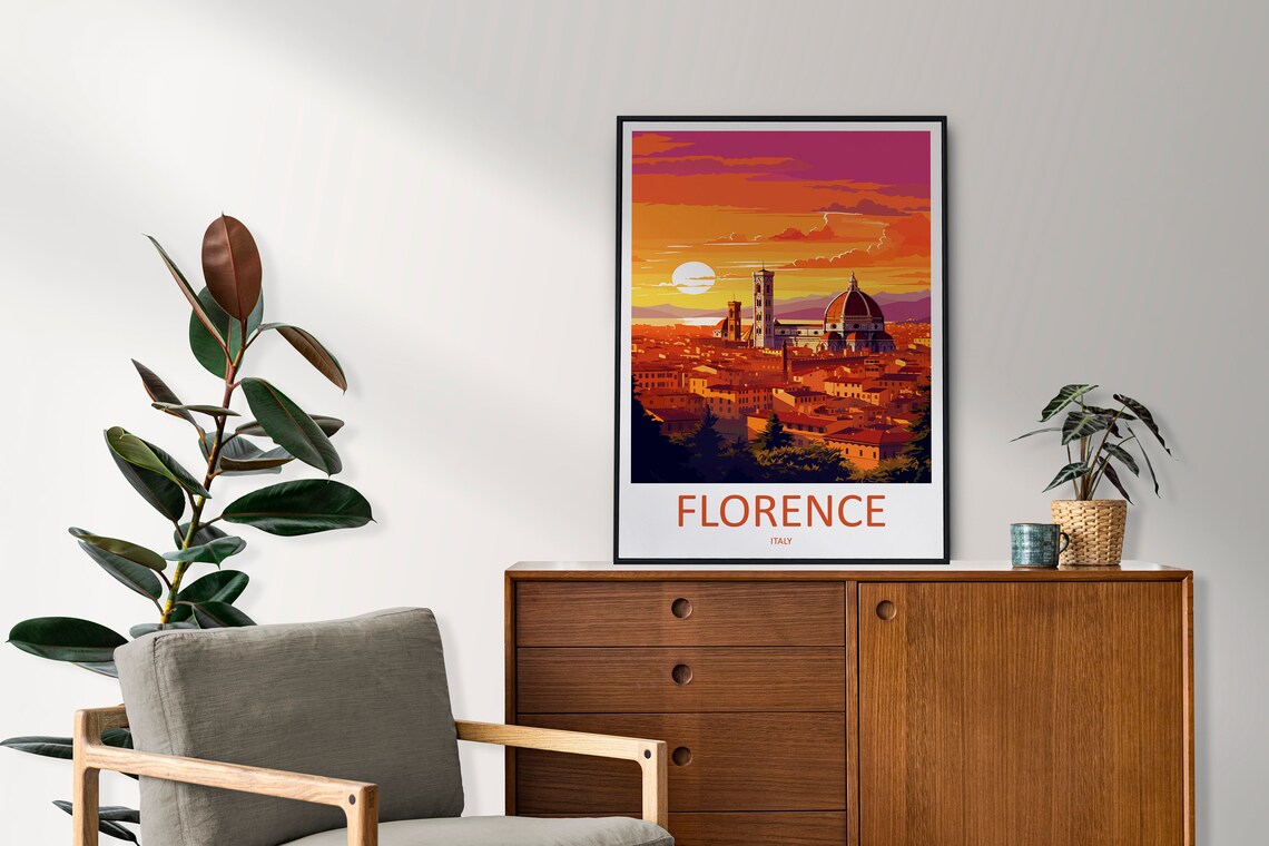 Florence Italy Home Decoration Travel Poster - Image 2