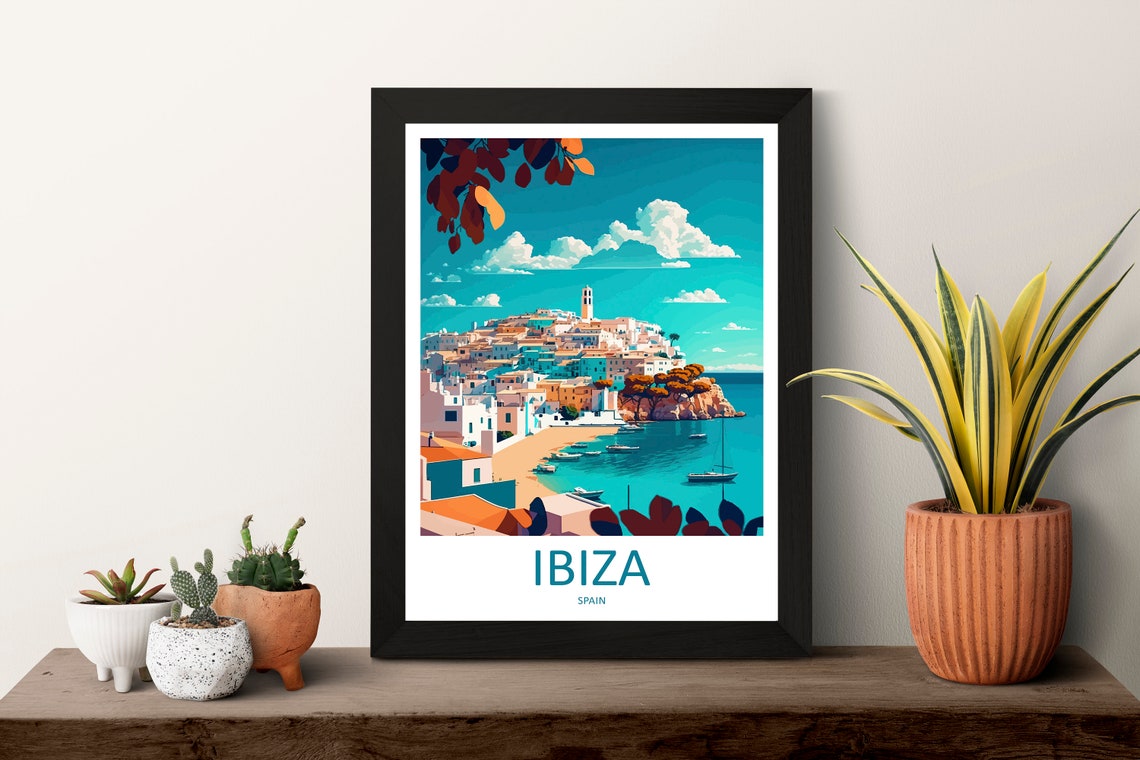 Ibiza Travel Poster, Spain Wall Decor - Image 3