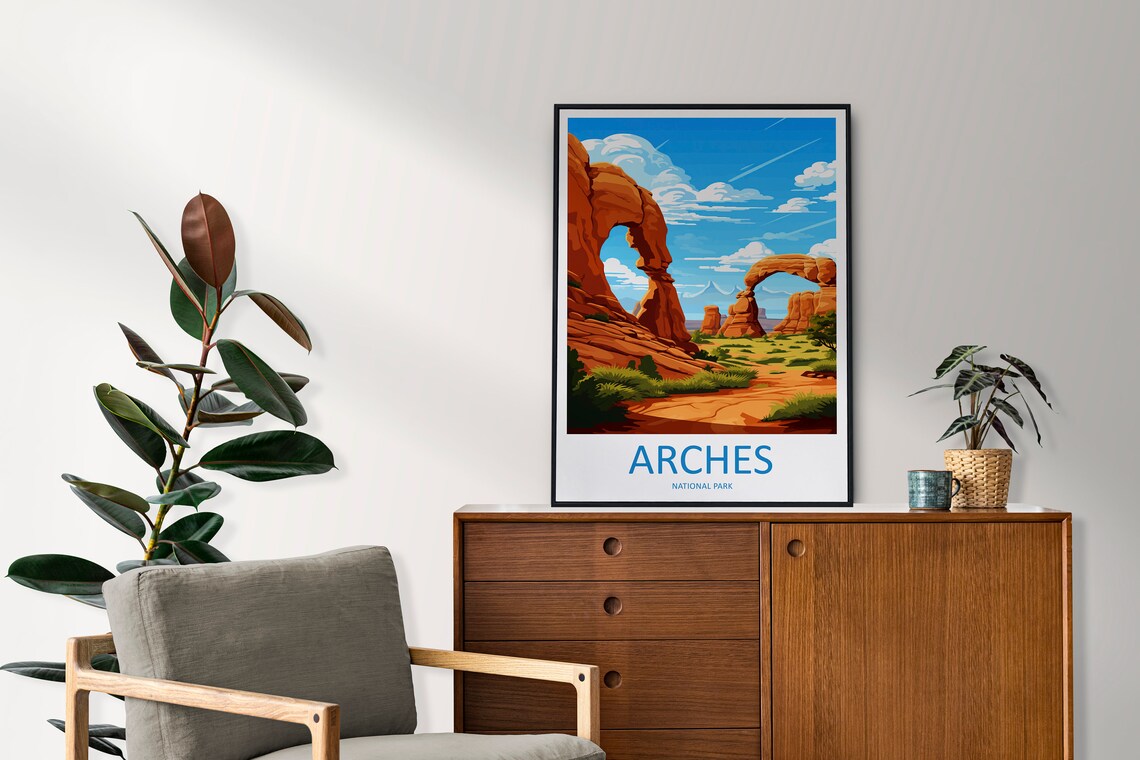 Arches National Park Wall Hanging Poster - Image 2