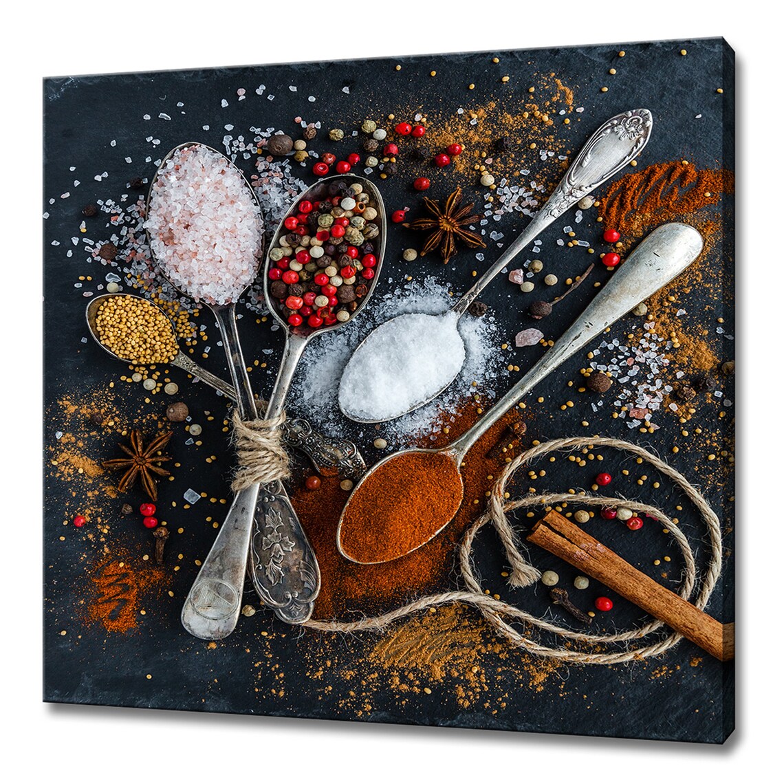 Salt Pepper Herbs Spices Modern Kitchen Decor