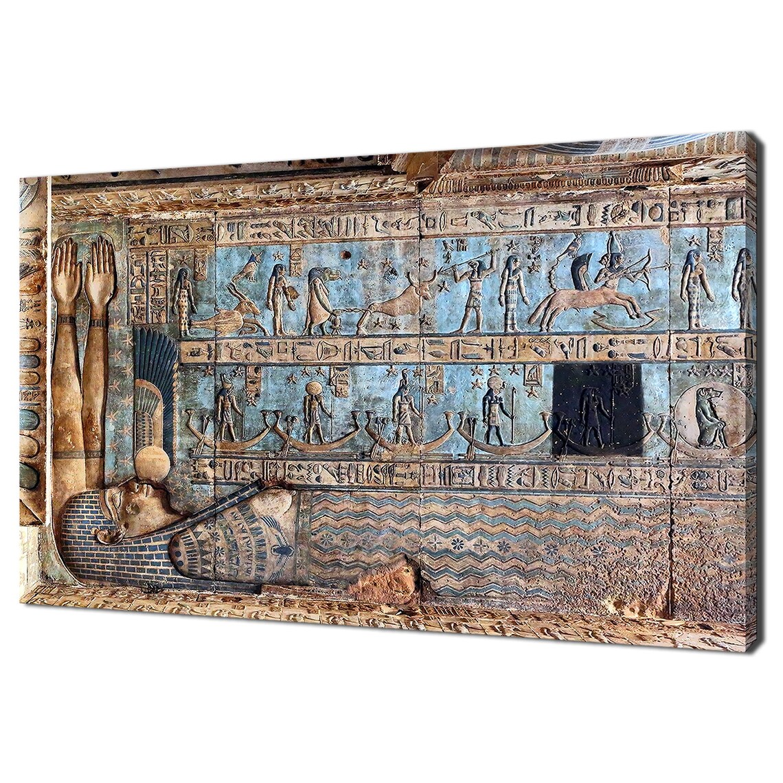 Egyptian Hieroglyphic Modern Design Art Print