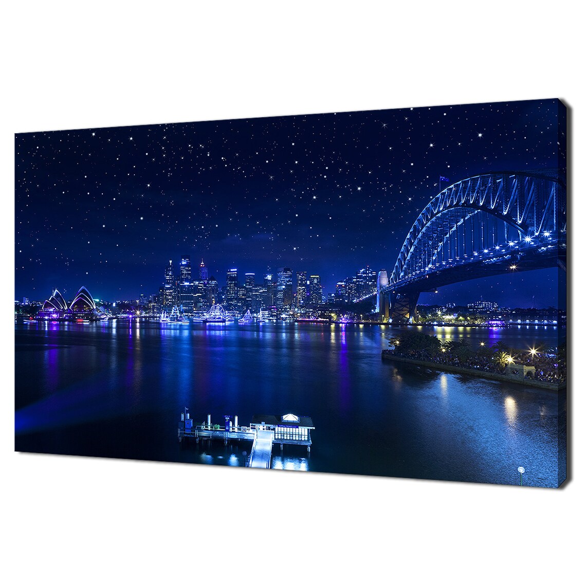 Sydney Harbour Bridge and Opera House, Modern Travel Poster