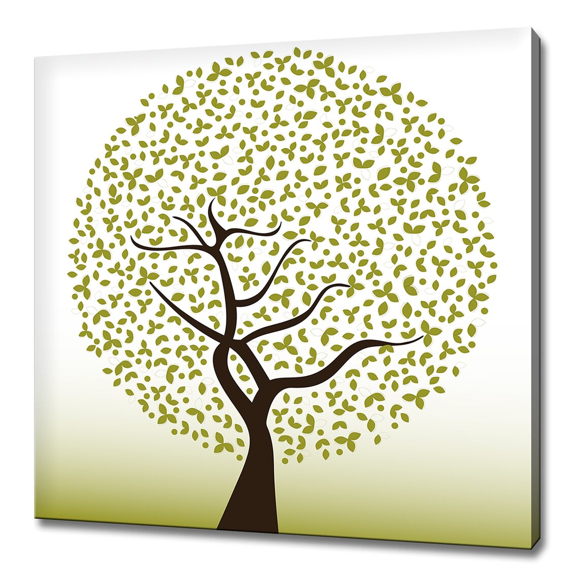 Green Abstract Tree Nature Minimalism Modern Design Home Decor Print Wall Art Picture