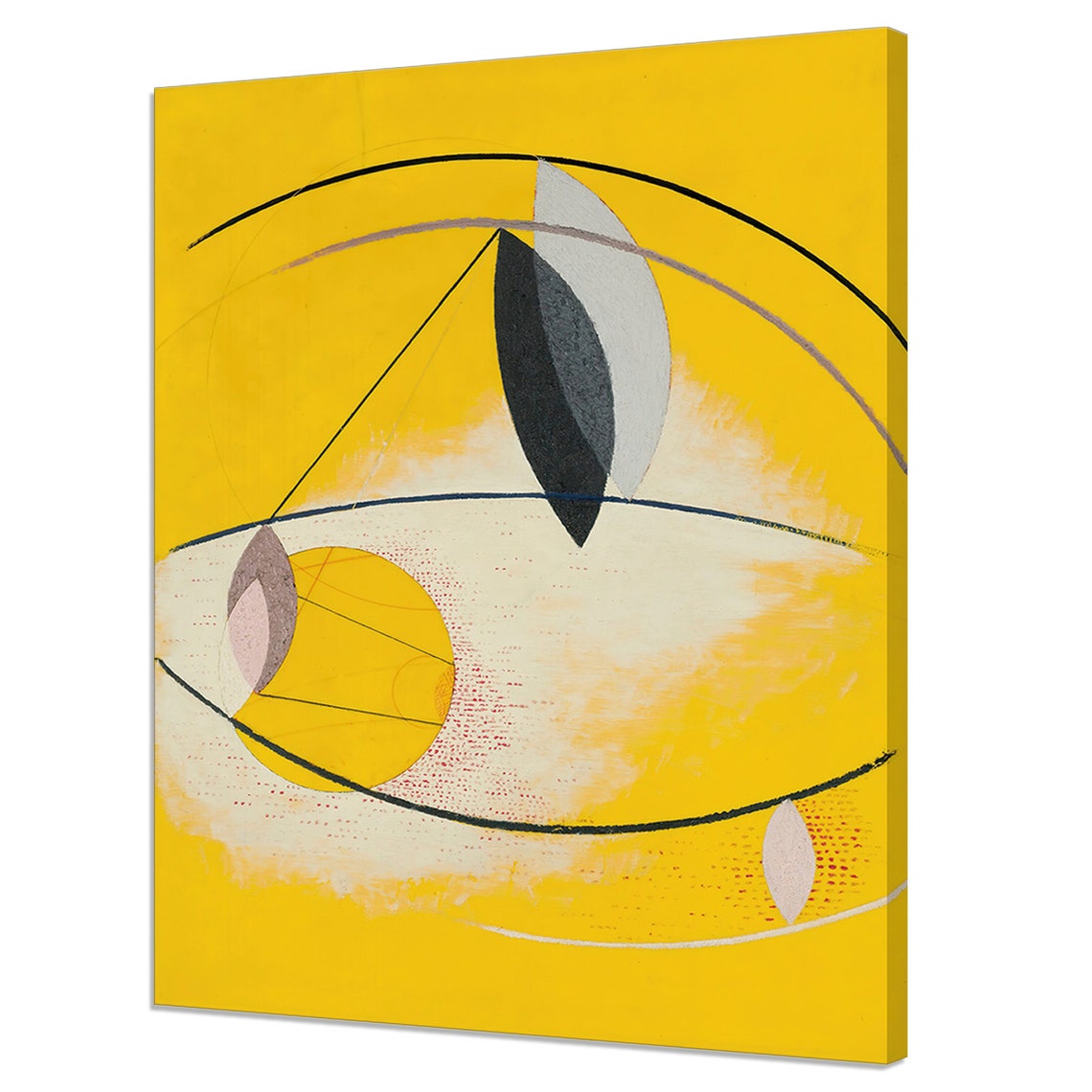 Moholy Nagy Gal AB I 1930 Abstract Yellow Geometric Modern Art Print