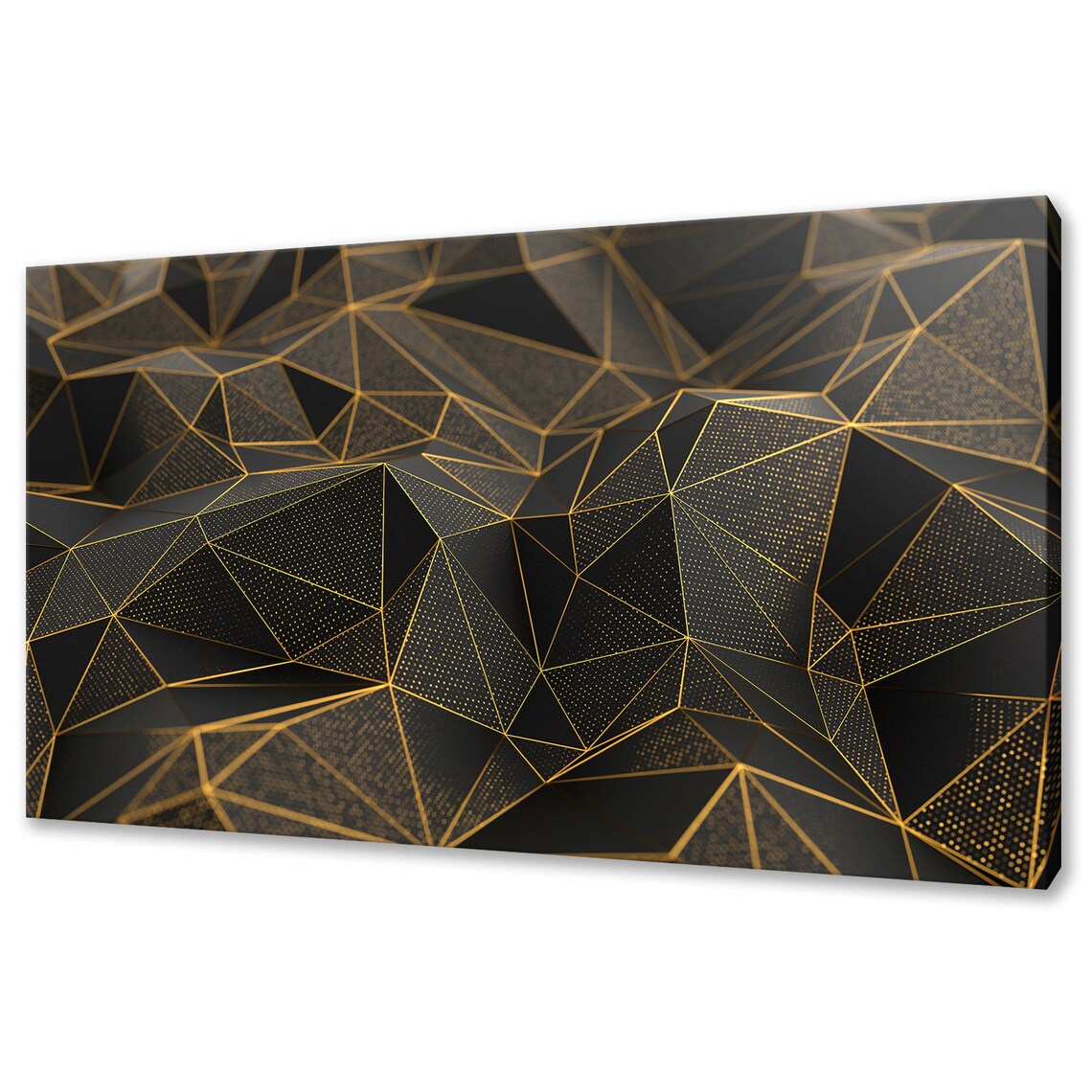 Abstract Geometric Triangles, Modern Design Print