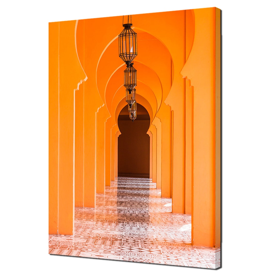 Morocco Style Architecture Arch Vintage Many Colours Print Wall Art Picture - Image 2