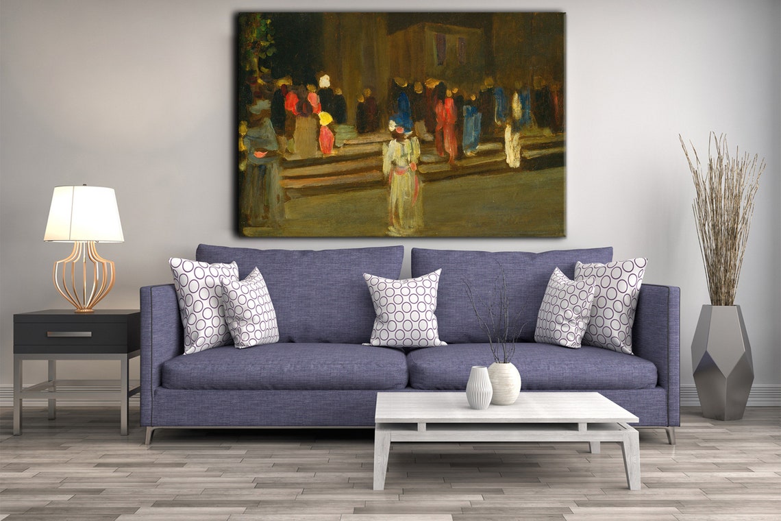Wassily Kandinsky Park Von St Cloud Eingang Park Of St Cloud Entrance 1906 Classic Design Abstract Reproduction Print Wall Art - Image 2