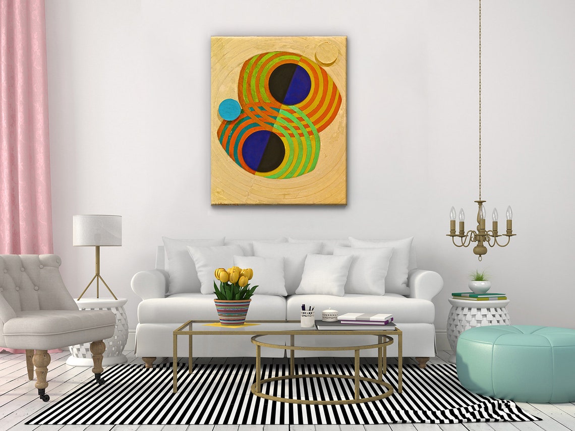 Robert Delaunay Reliefs Rythmes 1932 Abstract Color Discs Art Poster - Image 2