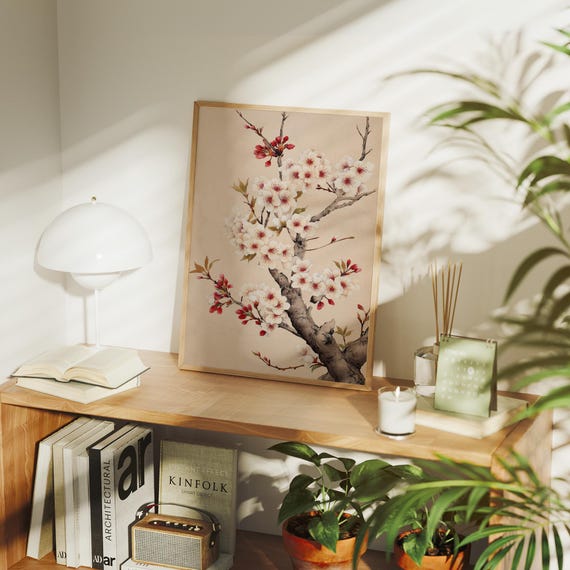 Cherry Blossom Harmony Art Print