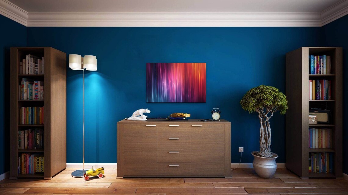 Ethereal Prism Wall Art Print, Vertical Gradient - Image 7