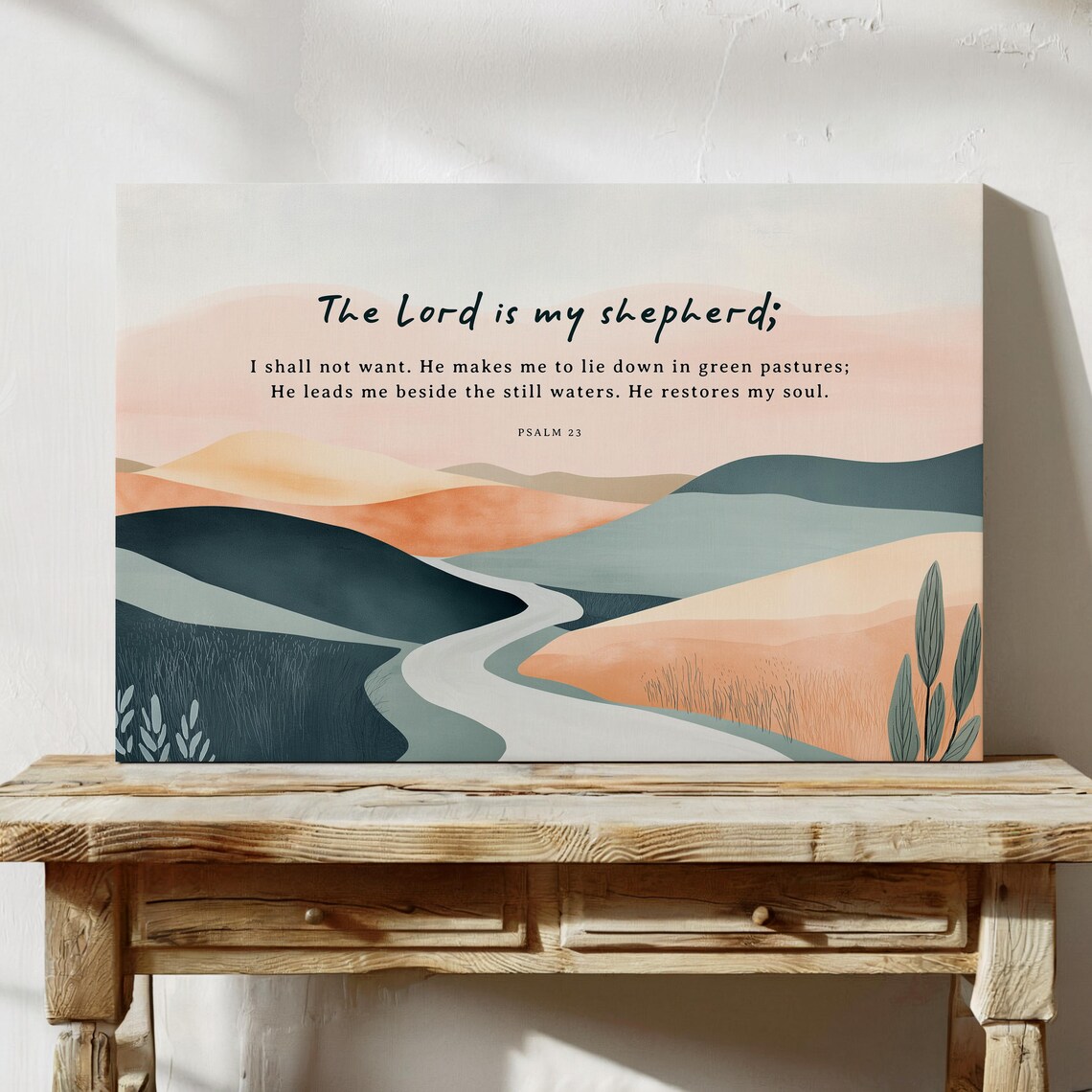 Psalm 23 The Lord Is My Shepherd, Bible Verse - Image 5