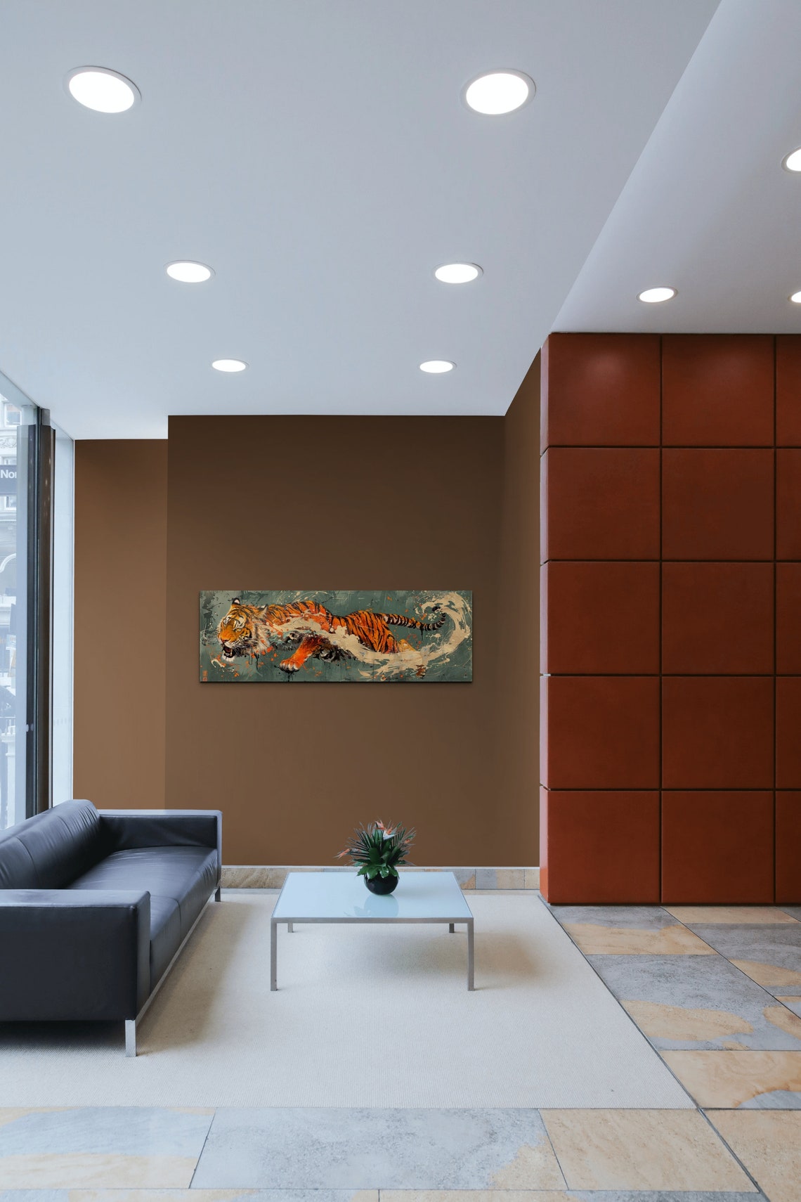 Bengal Tiger Japanese Art Style Poster - Image 5