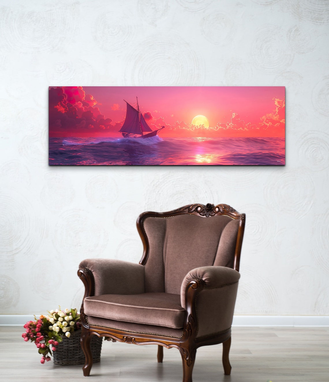 Sailboat With Sunset, Nautical Wall Art - Image 5