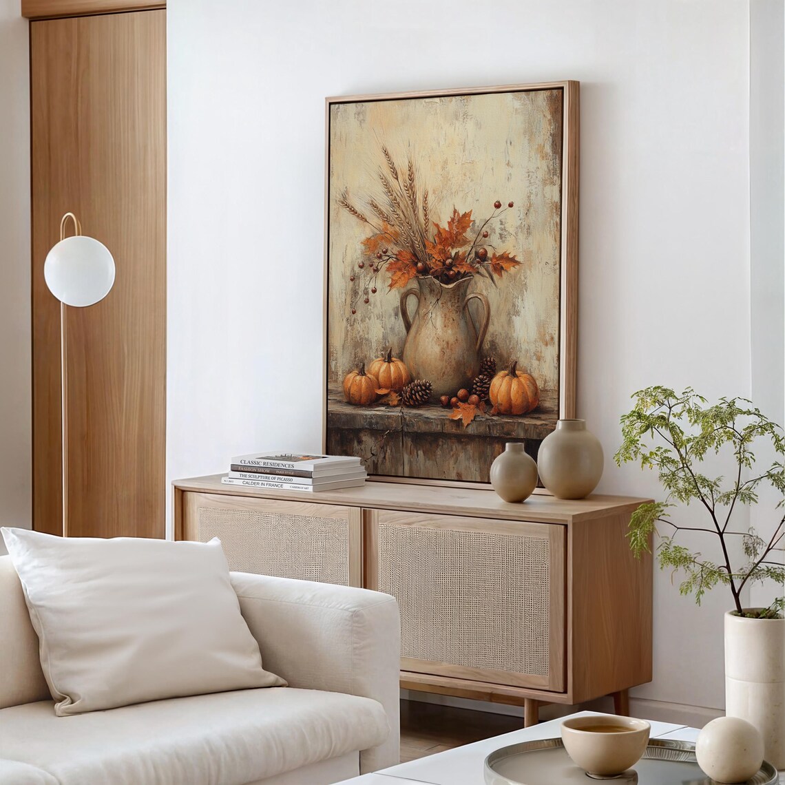 Rustic Fall Vase Art, Farmhouse Thanksgiving Print - Image 6
