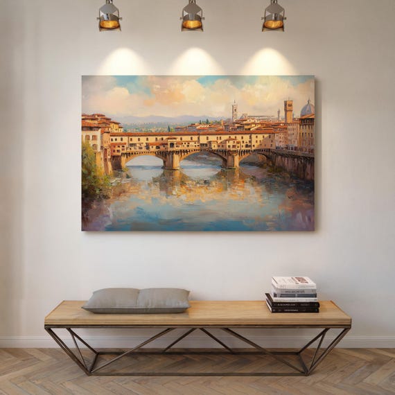 Ponte Vecchio Bridge, Florence Italy Cityscape
